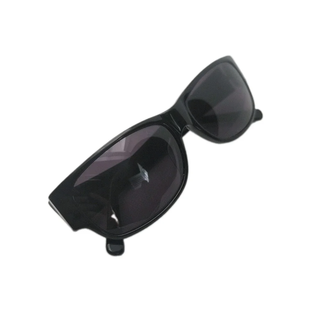 Cole Haan CH672 Sunglasses Black Solid Smoke Lens 57-15-145 Designer Shades